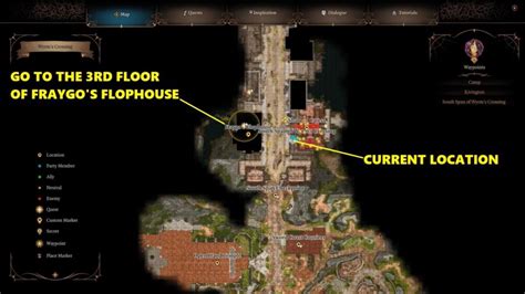 bg3 fraygo flophouse location|Investigate Fraygos Flophouse Baldurs Gate 3